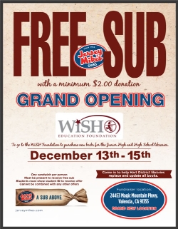 jersey mike's grand opening